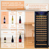 Lanbo 143 Bottle Single Zone Wine Cooler