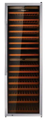 Vinovero 27" Dual Zone Wine Cooler with 180 Bottle Capacity and Stainless Steel Door