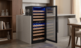 47-Inch Tall Dual Zone Wine Cooler with Low-E Glass Door