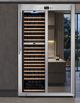 Vinovero 25" Dual Zone Wine Cooler with 126 Bottle Capacity and Stainless Steel Door