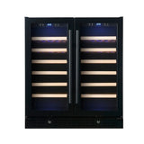 30-inch Dual Zone Wine Cooler with Low-E Glass Door