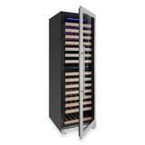 Tall Dual Zone Upright Wine Cooler | Low-E Glass & Silent Cooling with Stainless Steel Trim