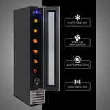 Koolatron 7 Bottle Slim Built-In Wine Cooler