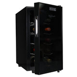 Koolatron 10 Bottle Black Wine Cooler