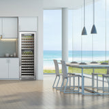 Lanbopro 153 Bottle Dual Zone Wine Cooler