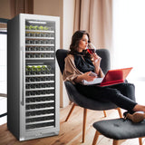 Lanbopro 153 Bottle Dual Zone Wine Cooler
