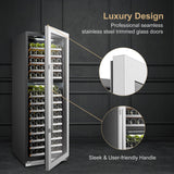 Lanbopro 153 Bottle Dual Zone Wine Cooler