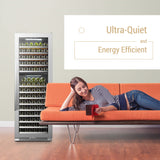 Lanbopro 153 Bottle Dual Zone Wine Cooler