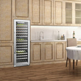 Lanbopro 143 Bottle Triple Zone Wine Cooler