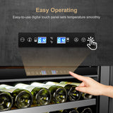 Lanbopro 143 Bottle Triple Zone Wine Cooler