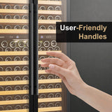 Lanbopro 255 Bottle Dual Door Wine Cooler
