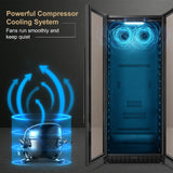 Lanbopro 257 Bottle Single Zone Wine Cooler