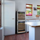 Lanbo 130 Bottle Dual Door Wine Cooler