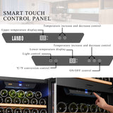 Lanbo 130 Bottle Dual Door Wine Cooler