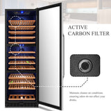 Lanbo 143 Bottle Triple Zone Wine Cooler