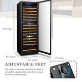 Lanbo 143 Bottle Triple Zone Wine Cooler
