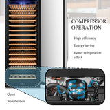 Lanbo 165 Bottle Single Zone Wine Cooler