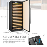 Lanbo 289 Bottle Single Zone Wine Cooler
