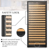 Lanbo 289 Bottle Single Zone Wine Cooler