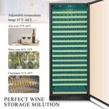 Lanbo 289 Bottle Single Zone Wine Cooler