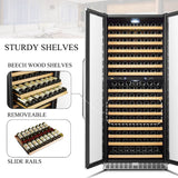Lanbo Luxury 255 Bottles Dual Door Wine Cooler