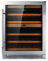 Vinovero 23" Dual Zone Wine Cooler with 40 Bottle Capacity and Stainless Steel Door