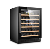 Vinovero 23" Single Zone Wine Cooler with 51 Bottle Capacity and Black Full Glass Door