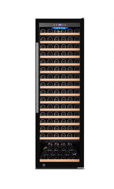 Vinovero 27" Single Zone Wine Cooler with 192 Bottle Capacity and Black Full Glass Door