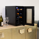 Koolatron 8 Bottle Black Wine Cooler
