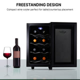 Koolatron 8 Bottle Black Wine Cooler
