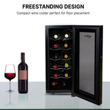 Kenmore 12 Bottle Wine Cooler Freestanding Wine Fridge