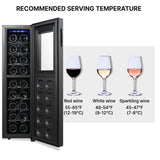 Koolatron 18 Bottle Slim Dual Zone Wine Cooler