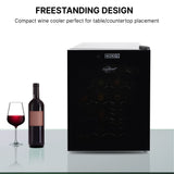 Koolatron 20 Bottle Black Wine Cooler