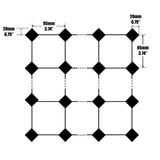 Rustic (Hardwood) Finish 120 Bottle Timber Wine Rack | 10x11 Configuration