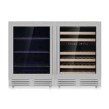 48" Ultimate Under Bench Wine and Beverage Triple Zone Cooler