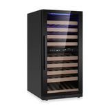24-Inch Under-Counter Dual Zone Wine Cooler with Low-E Glass Door