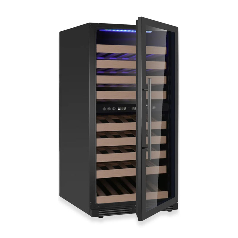 24-Inch Under-Counter Dual Zone Wine Cooler with Low-E Glass Door