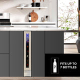 Koolatron 7 Bottle Slim Built-In Wine Cooler