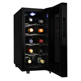 Koolatron 10 Bottle Black Wine Cooler
