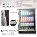 Lanbo 110 Cans 6 Bottles Beverage Cooler