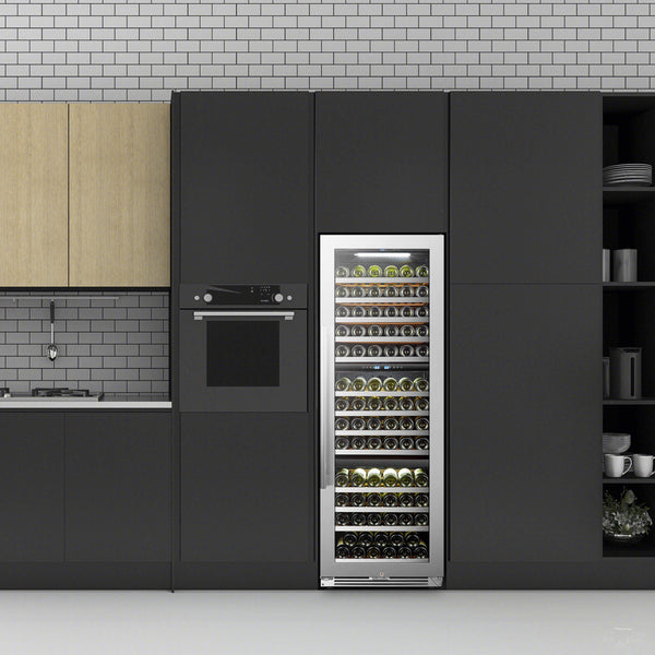 Lanbopro 143 Bottle Triple Zone Wine Cooler