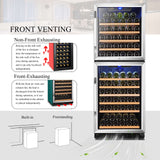 Lanbo 130 Bottle Dual Door Wine Cooler