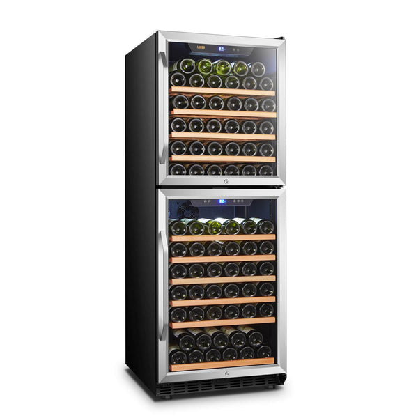 Lanbo 130 Bottle Dual Door Wine Cooler