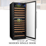 Lanbo 141 Bottle Dual Zone Wine Cooler
