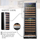 Lanbo 141 Bottle Dual Zone Wine Cooler