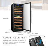 Lanbo 141 Bottle Dual Zone Wine Cooler