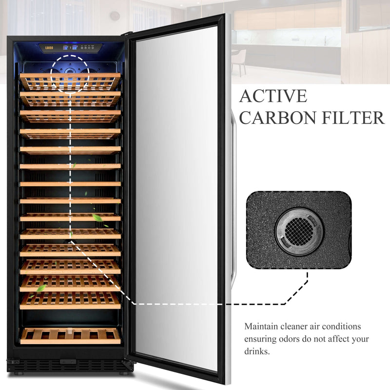 Lanbo 143 Bottle Single Zone Wine Cooler