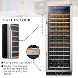 Lanbo 143 Bottle Single Zone Wine Cooler