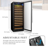 Lanbo 143 Bottle Single Zone Wine Cooler
