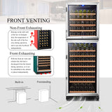 Lanbo 152 Bottle Dual Door Wine Cooler